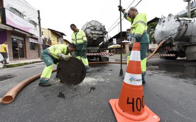 Cagece alerta para o manuseio irregular de instalações de água e esgoto