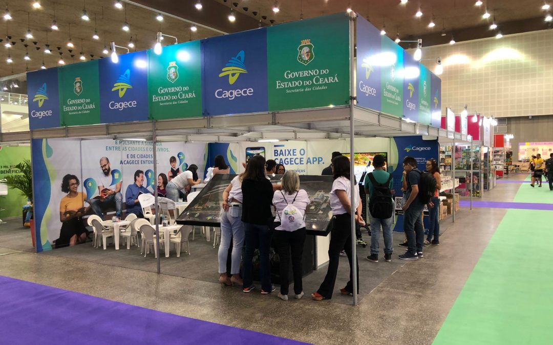 Cagece na Bienal do Livro: stand reúne conhecimento e tecnologia