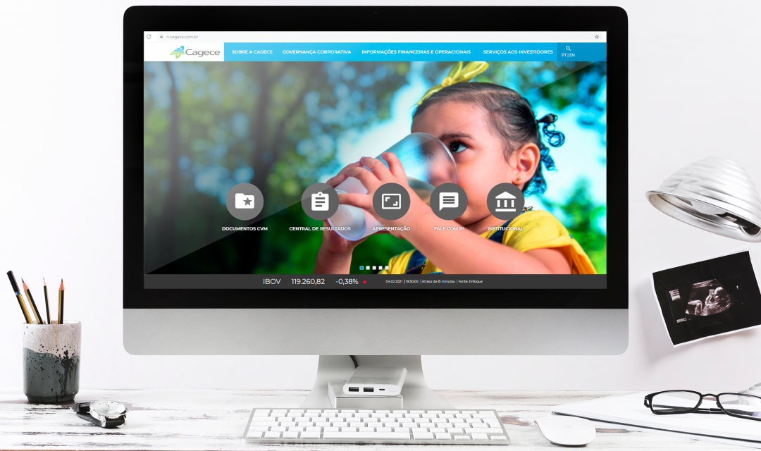 Cagece lança portal de Relações com Investidores