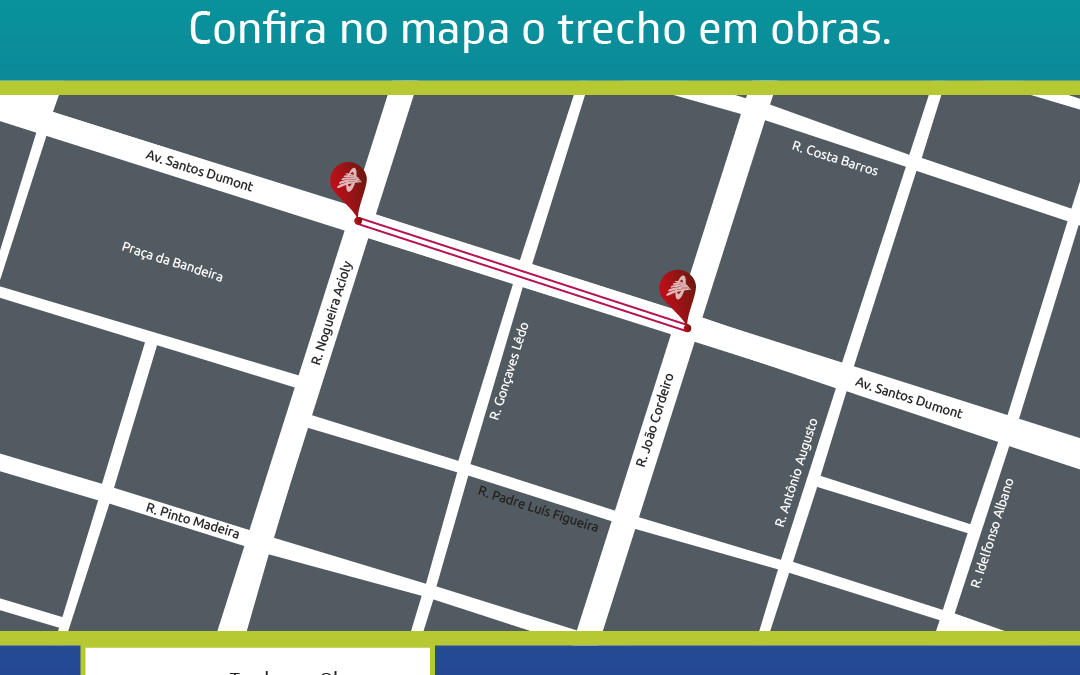 Cagece executa obras de melhoria na rede de água na Av. Santos Dumont