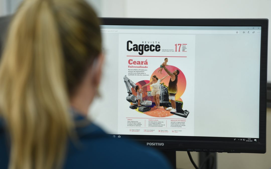 17ª edição da Revista Cagece celebra 50 anos da empresa e destaca os caminhos para a universalização dos serviços