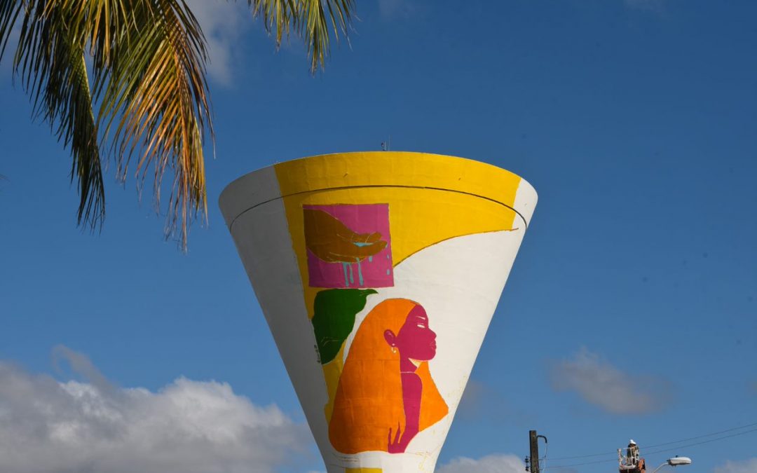 Reservatórios da Cagece ganham toque de arte urbana pelo Festival Além da Rua