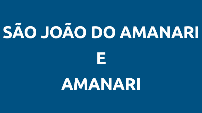 São João Do Amanari e Amanari