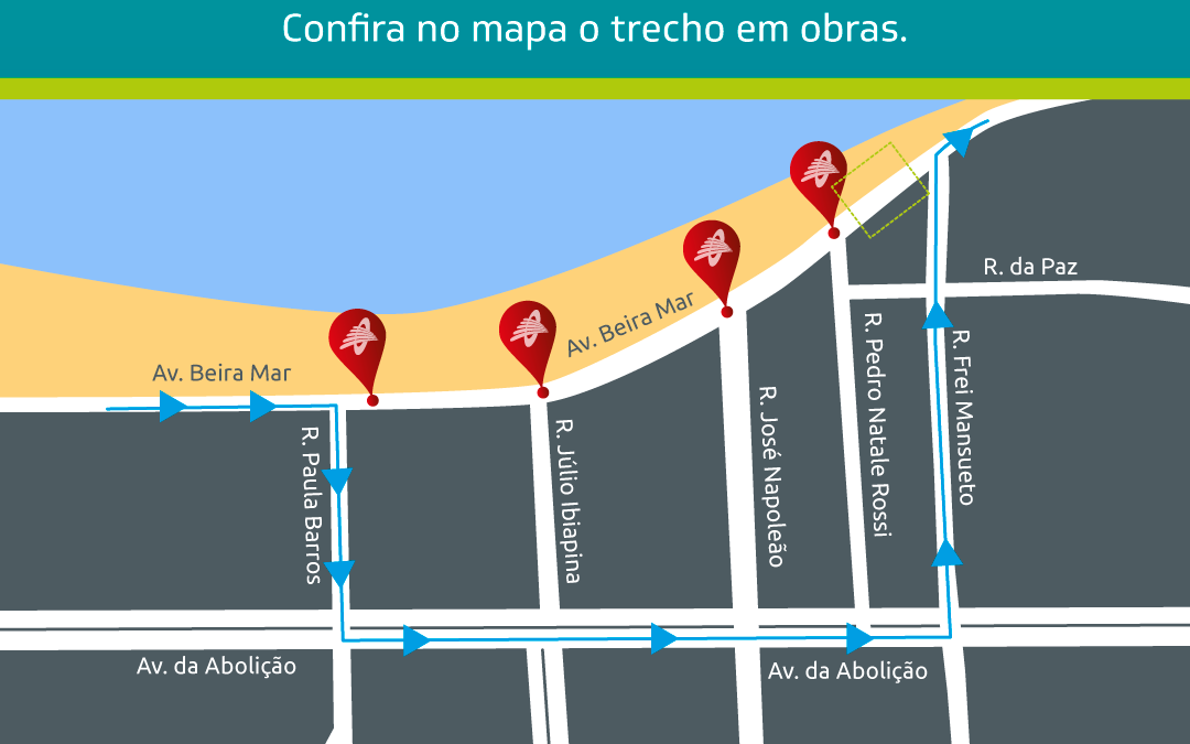 Cagece realiza obra de esgoto na avenida Beira-Mar