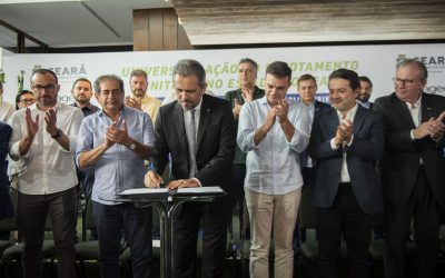 Governo do Ceará e Cagece assinam contrato de Parceria Público-Privada para universalizar esgotamento sanitário em 17 municípios
