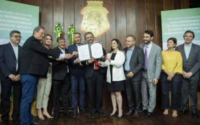 Assinatura do Pacto pela Governança da Água reforça a segurança hídrica no estado