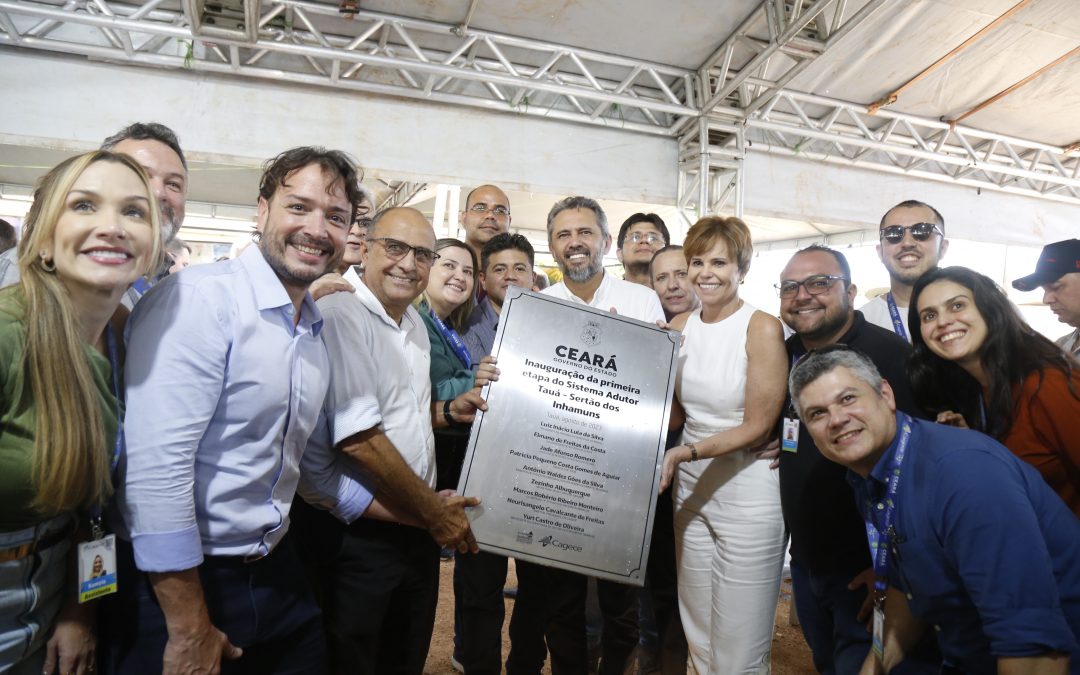 Cagece e Cogerh entregam primeira etapa do novo sistema de abastecimento de Tauá