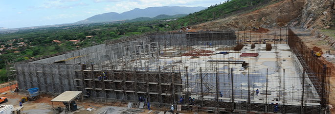 2017 – Início das obras do Taquarão