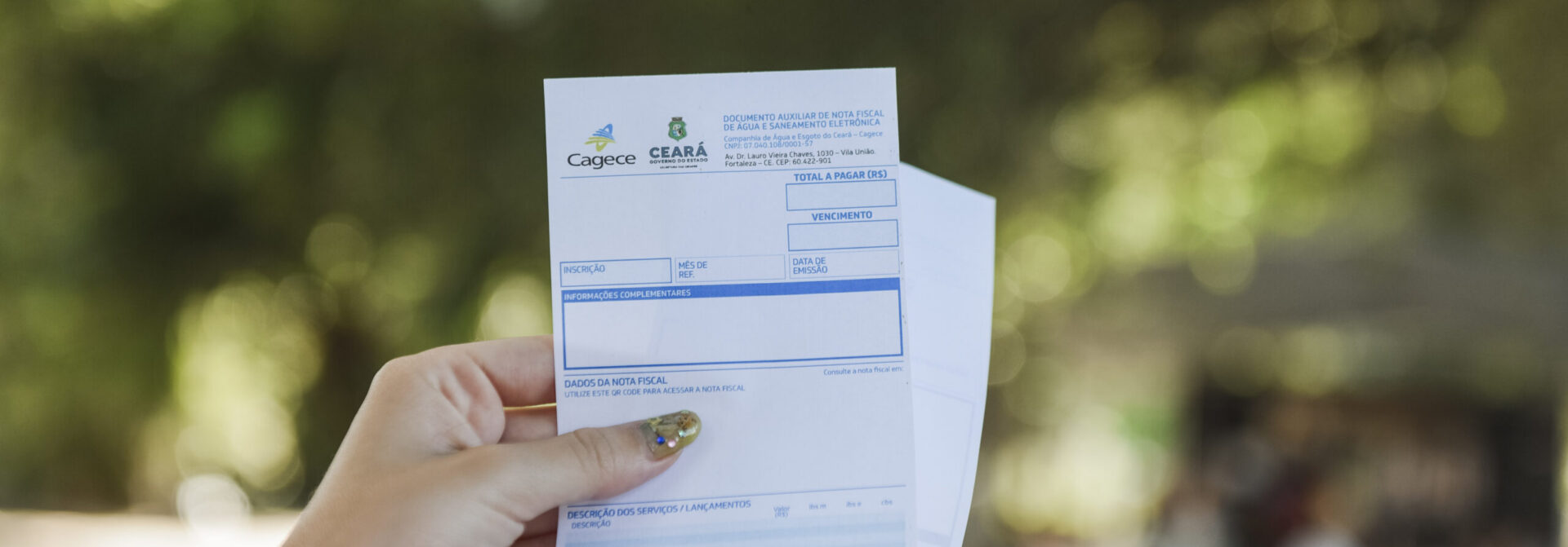 Cagece adota novo modelo de conta de água a partir de julho