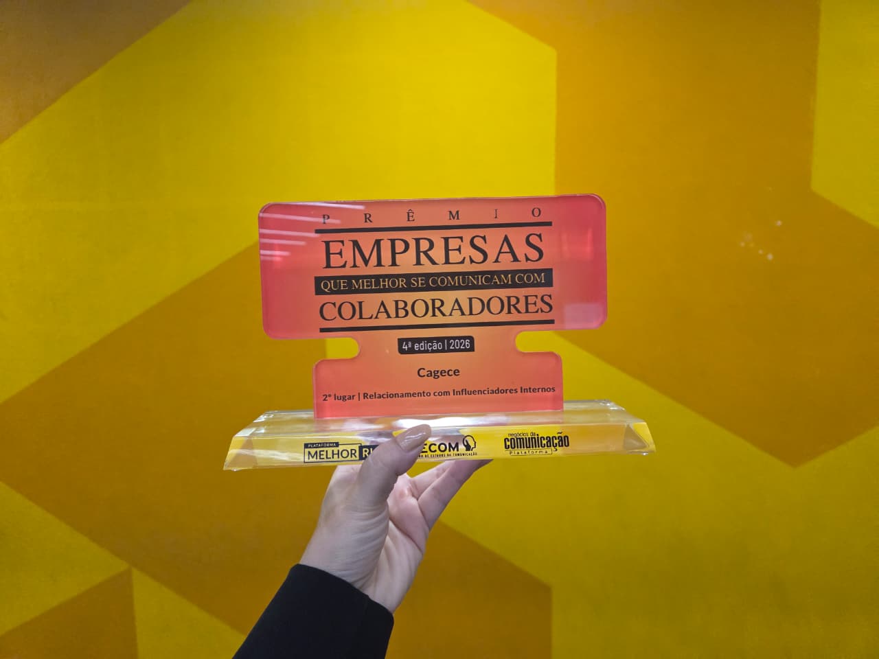 Comunicação da Cagece conquista 2º lugar em premiação nacional