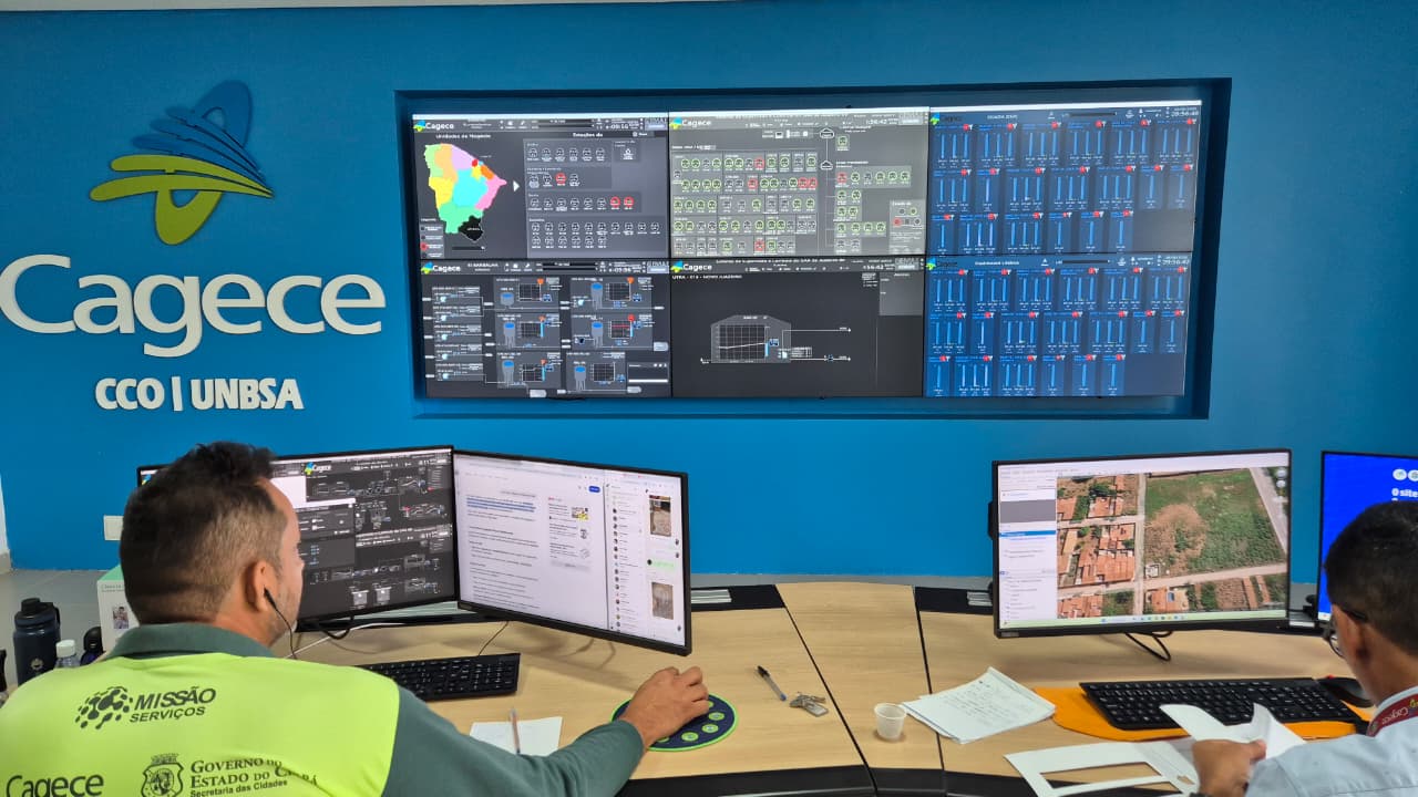 Novo Centro de Controle Operacional monitora abastecimento em tempo real no Cariri